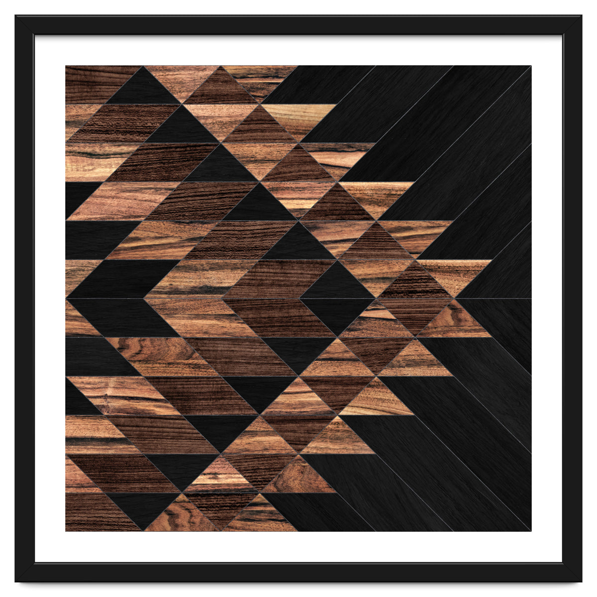 Urban Tribal Pattern No.11 - Aztec - Wood