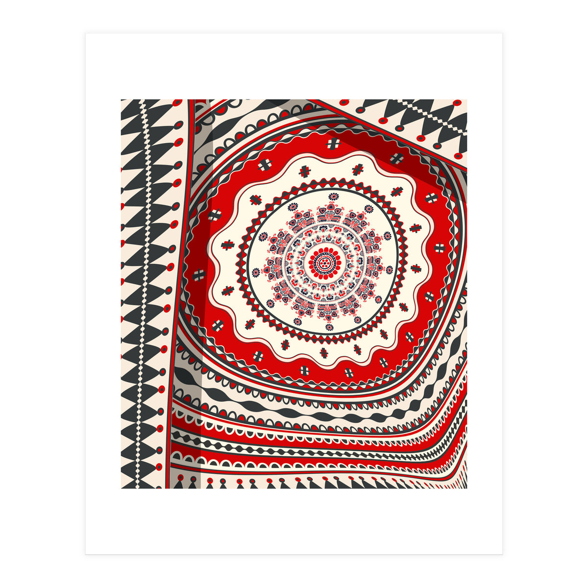 Romanian embroidery background 25 (Print Only)