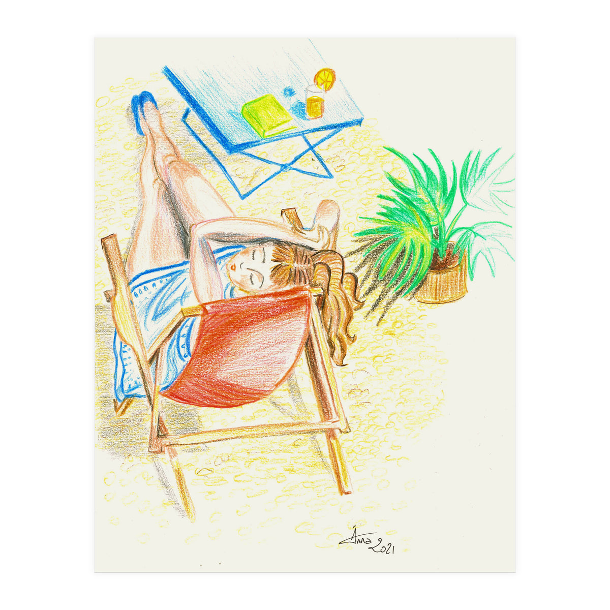 La sieste (Print Only)