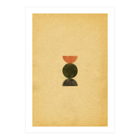 Blurry mid century modern shapes (Print Only)