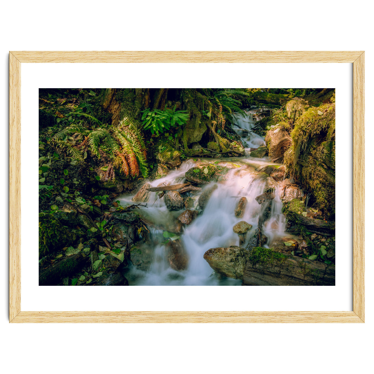 Baker Waterfall - Long Exposure