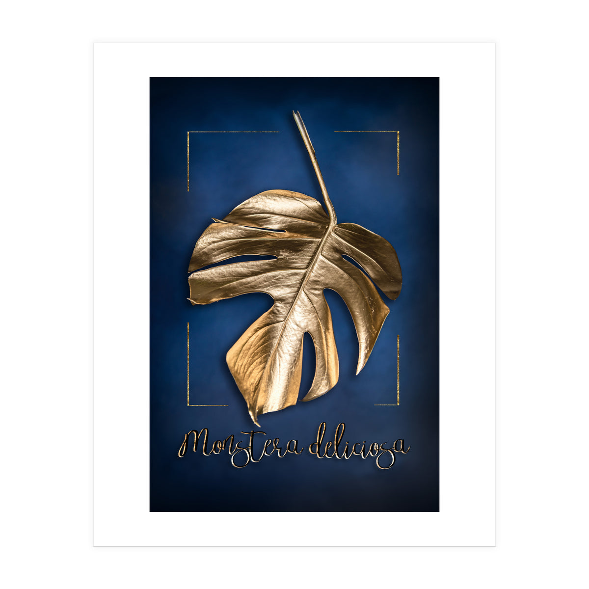 Golden Monstera (Print Only)