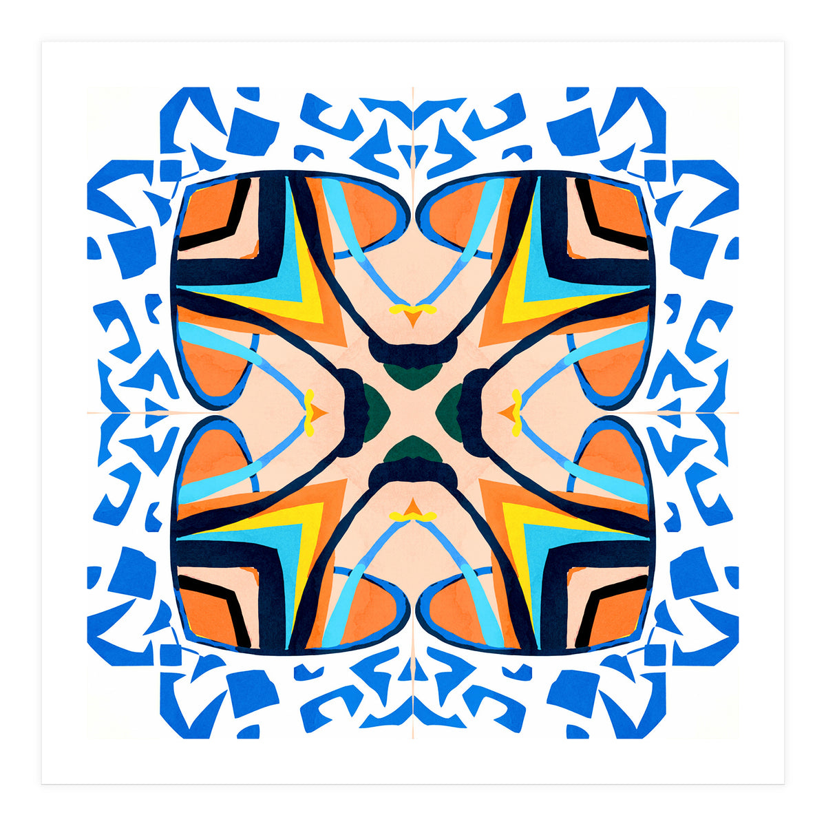 Mediterranean Tile (Print Only)