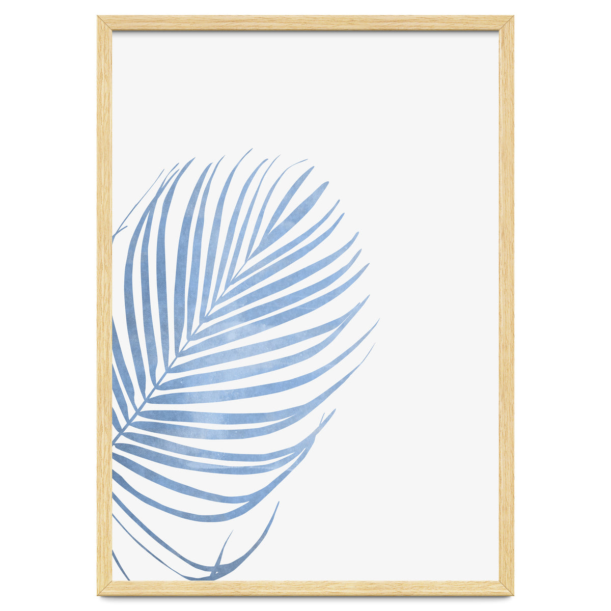 Blue Palm Leaf