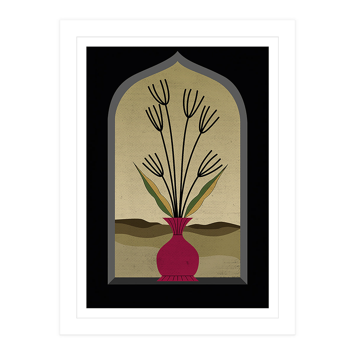 Window and Vase (Print Only)