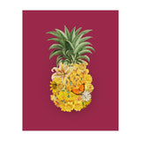 Pineapple Floral Pink (Print Only) thumbnail