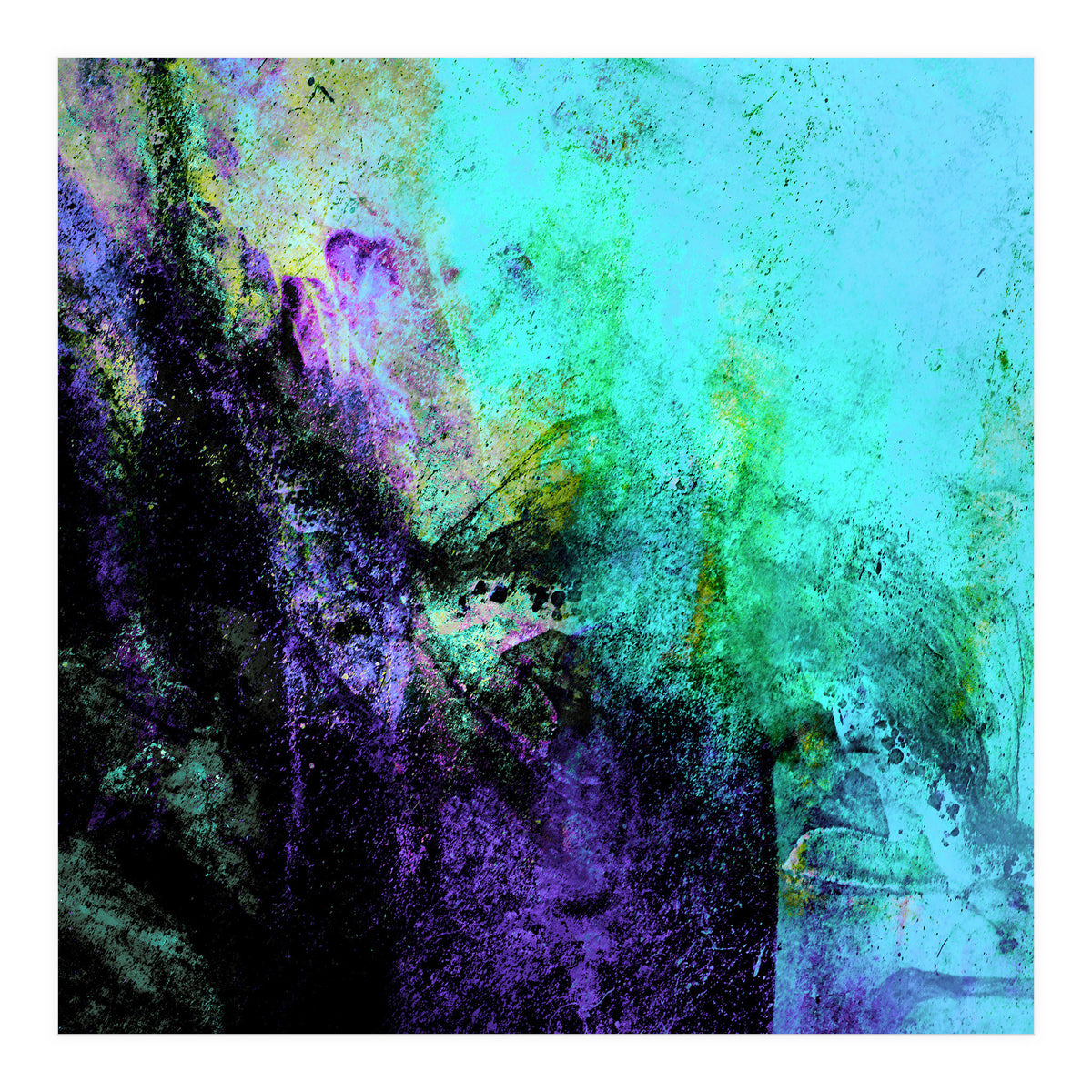 Stormy Purple Vs Black (Print Only)