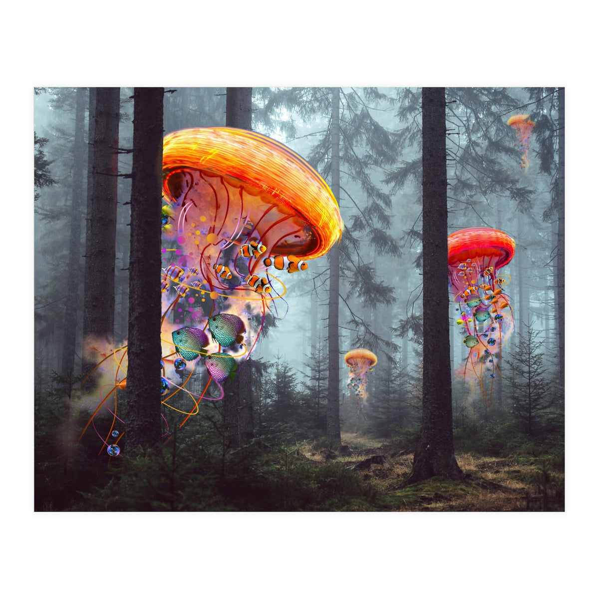 Forest Jellyfish For Print7000 (Print Only)