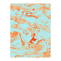 Flamingo + Sea Marble (Print Only)