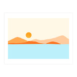 Desert Sea Minimal Landscape (Print Only) thumbnail