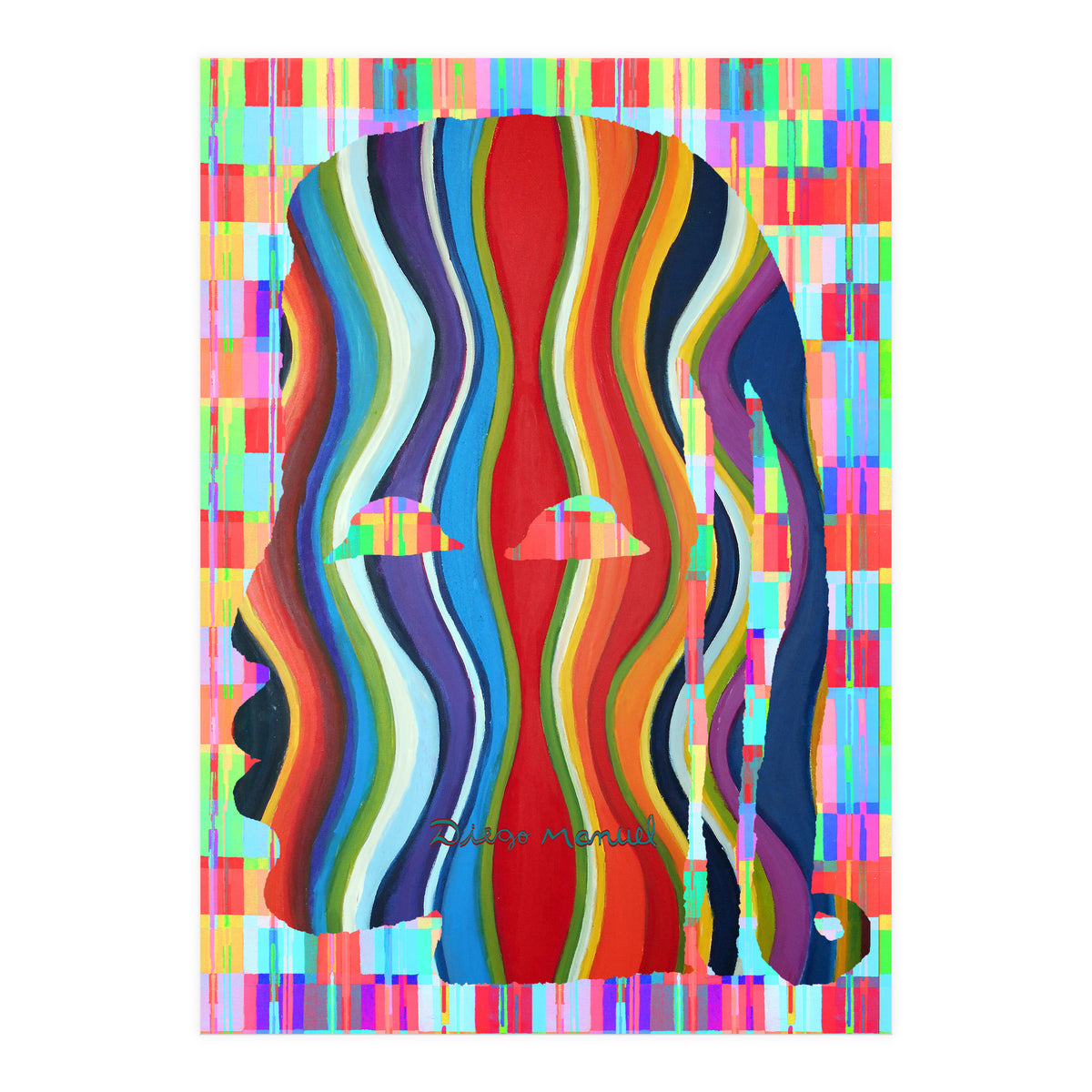 Abstracto Pop Nuevo B Nuevo 10 (Print Only)