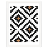 Urban Tribal Pattern No.16 - Aztec - Concrete and Wood