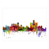 Detroit Michigan Skyline (Print Only) thumbnail