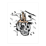 Skull Candlelight Sketch (Print Only) thumbnail