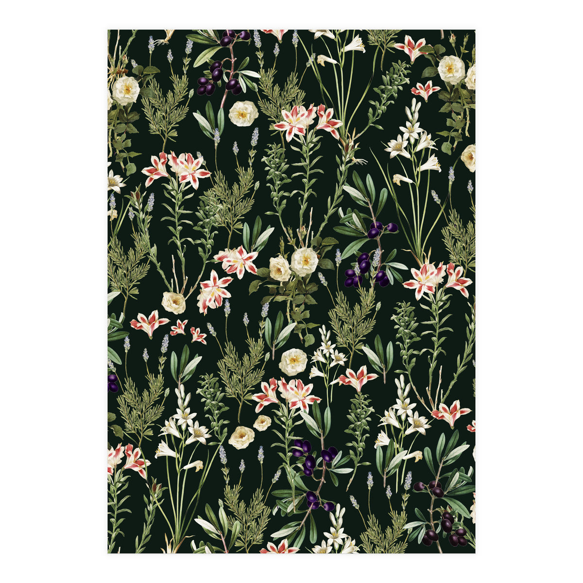 Dark Botanical Garden (Print Only)