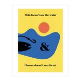 Fish - Water & Human - Air (Print Only) thumbnail