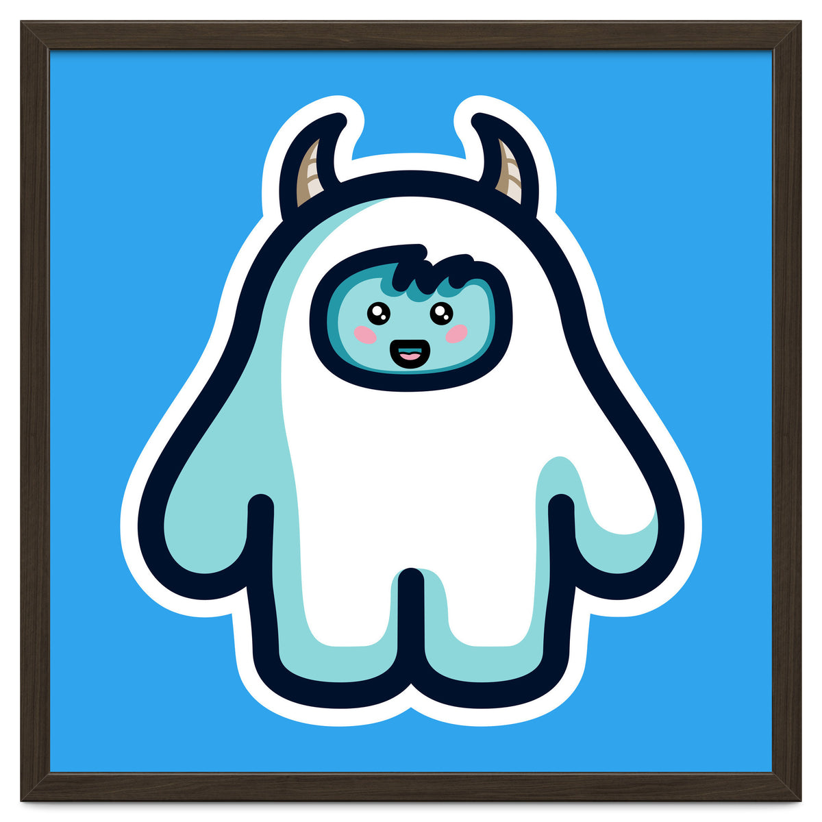 Kawaii Cute Abominable Snowman Yeti