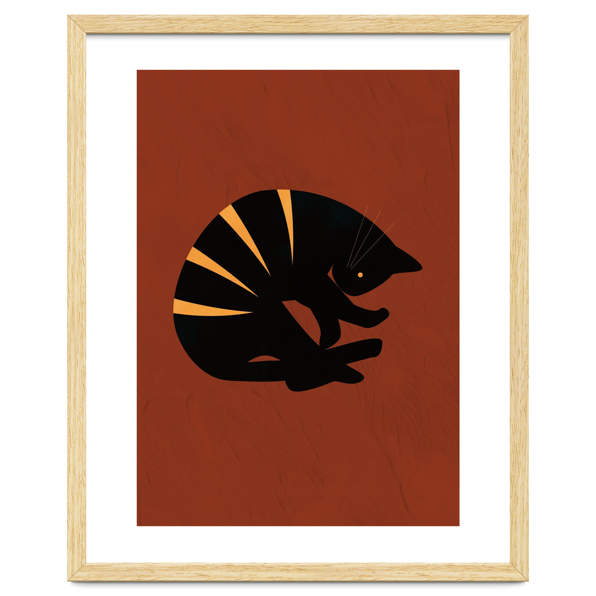 Black Cat Modern Terracotta