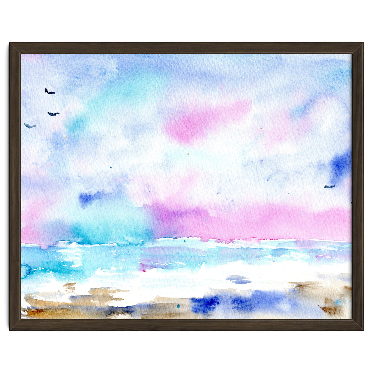 Tenderness of the sea || watercolor