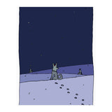 Dogs in Winter Night (Print Only) thumbnail