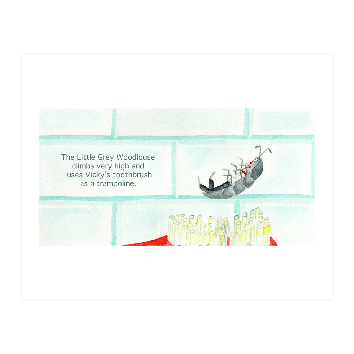 Vicky Licketts & the Little Grey Woodlouse (Print Only)
