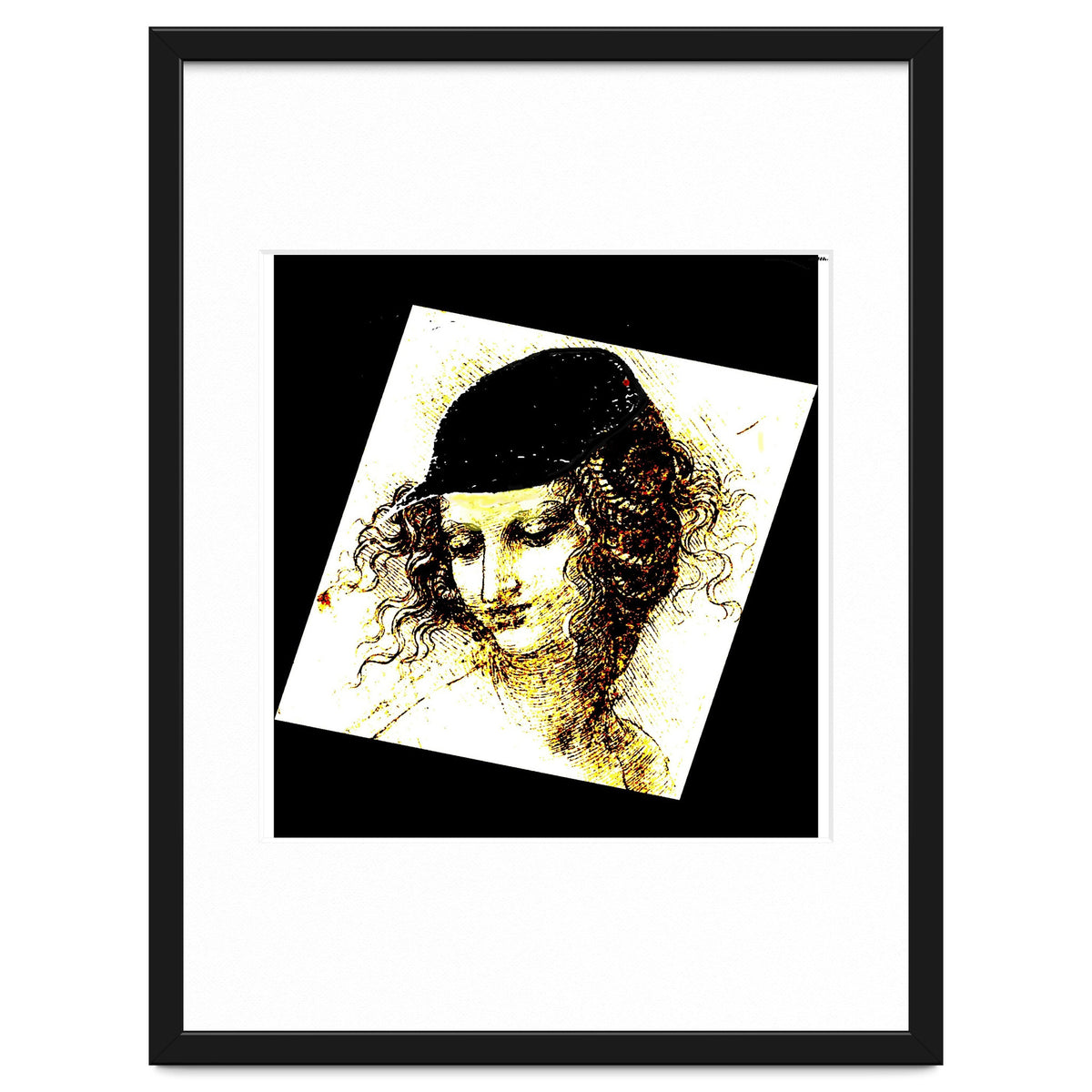 Renaissance women with baseball cap