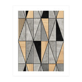 Concrete and Wood Triangles (Print Only) thumbnail