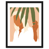 Musafir | Traveler Feminism Woman of Color in White Shirt | Palm Tropical Minimal Bohemian Fashion thumbnail