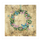 Wreath #Flowers & Butterflies#Royal collection (Print Only) thumbnail
