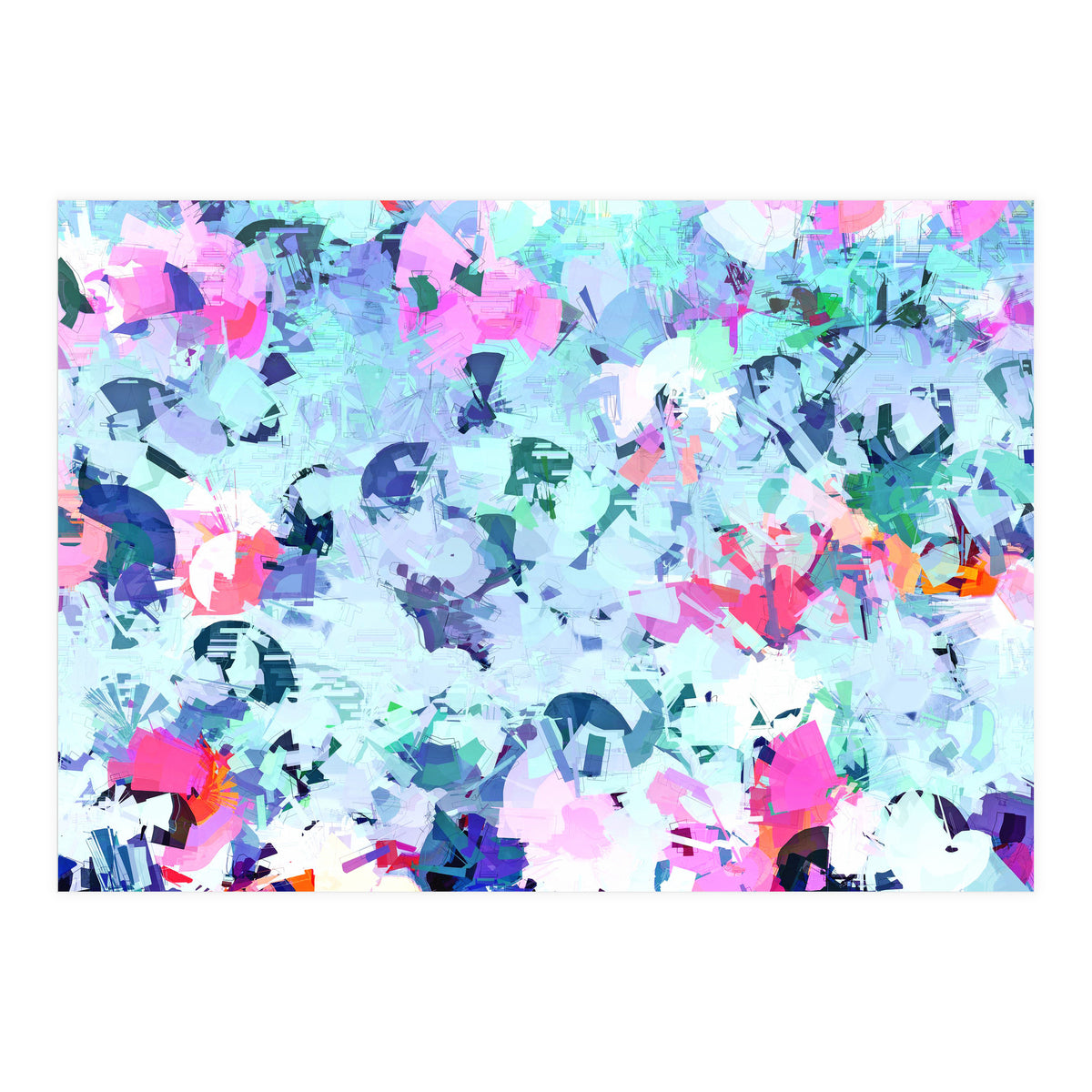 Modern City Abstract (Print Only)