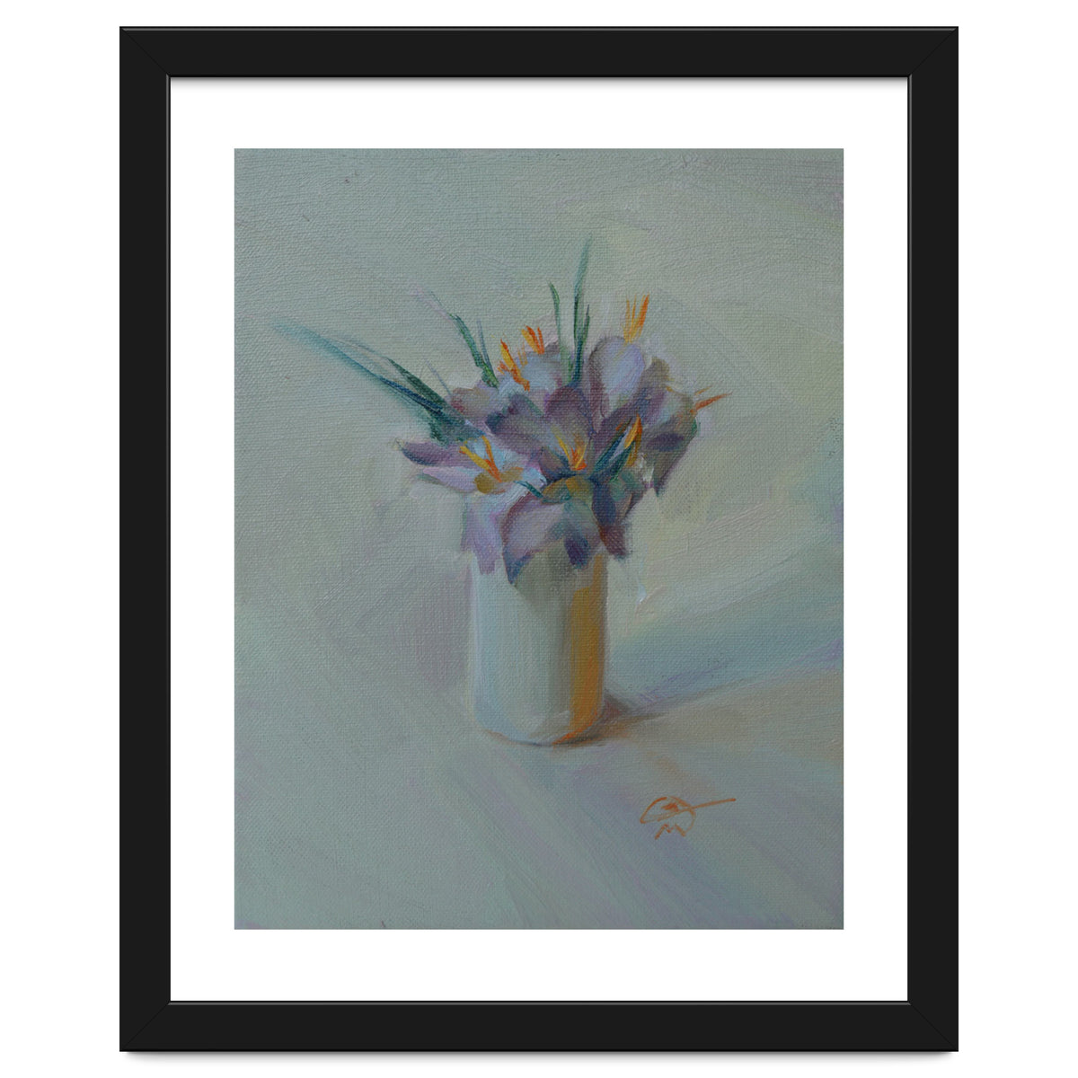 Crocuses Still Life Painting