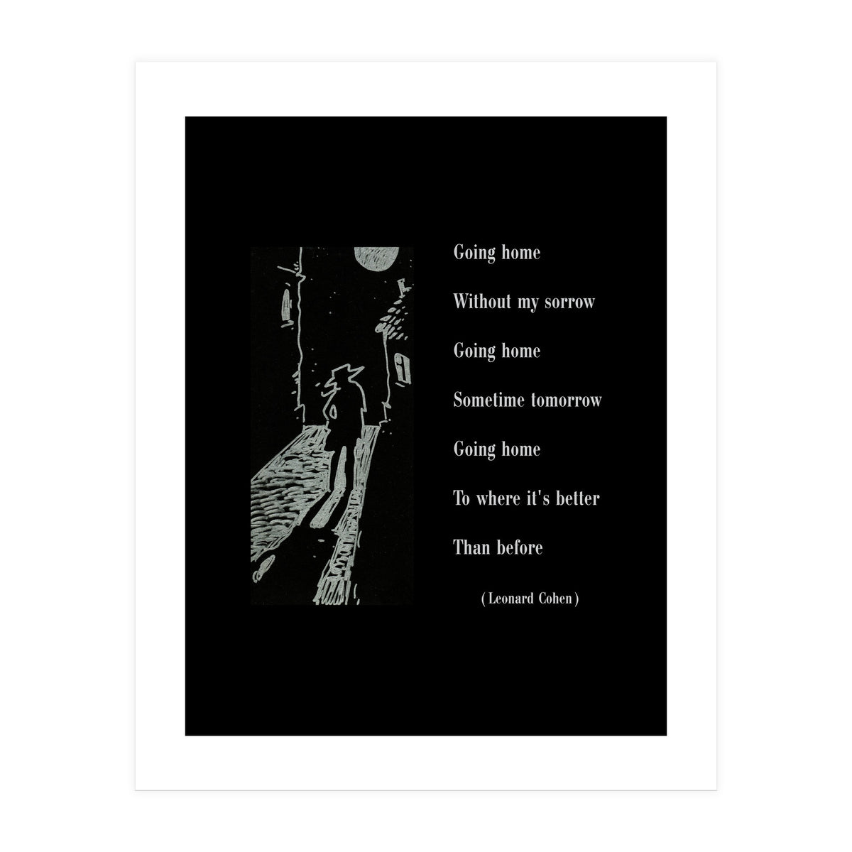 Going Home - Tribute to Leonard Cohen (Print Only)