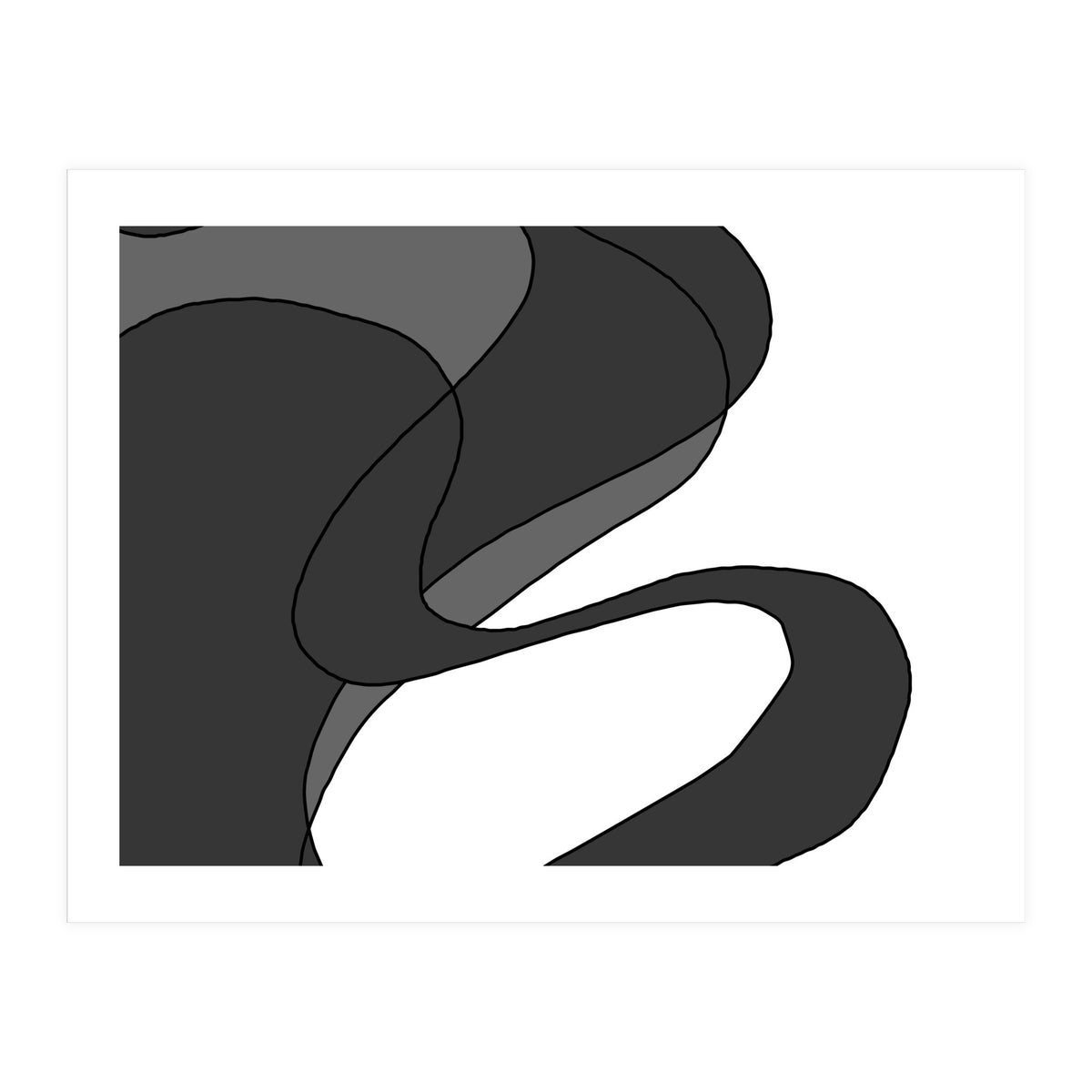 Grey Waves 3 (Print Only)