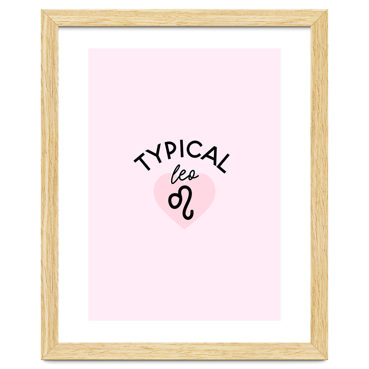 Typical Leo Horoscope Print