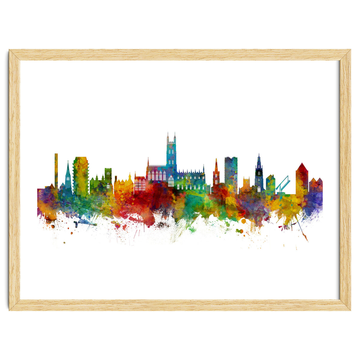 Gloucester England Skyline