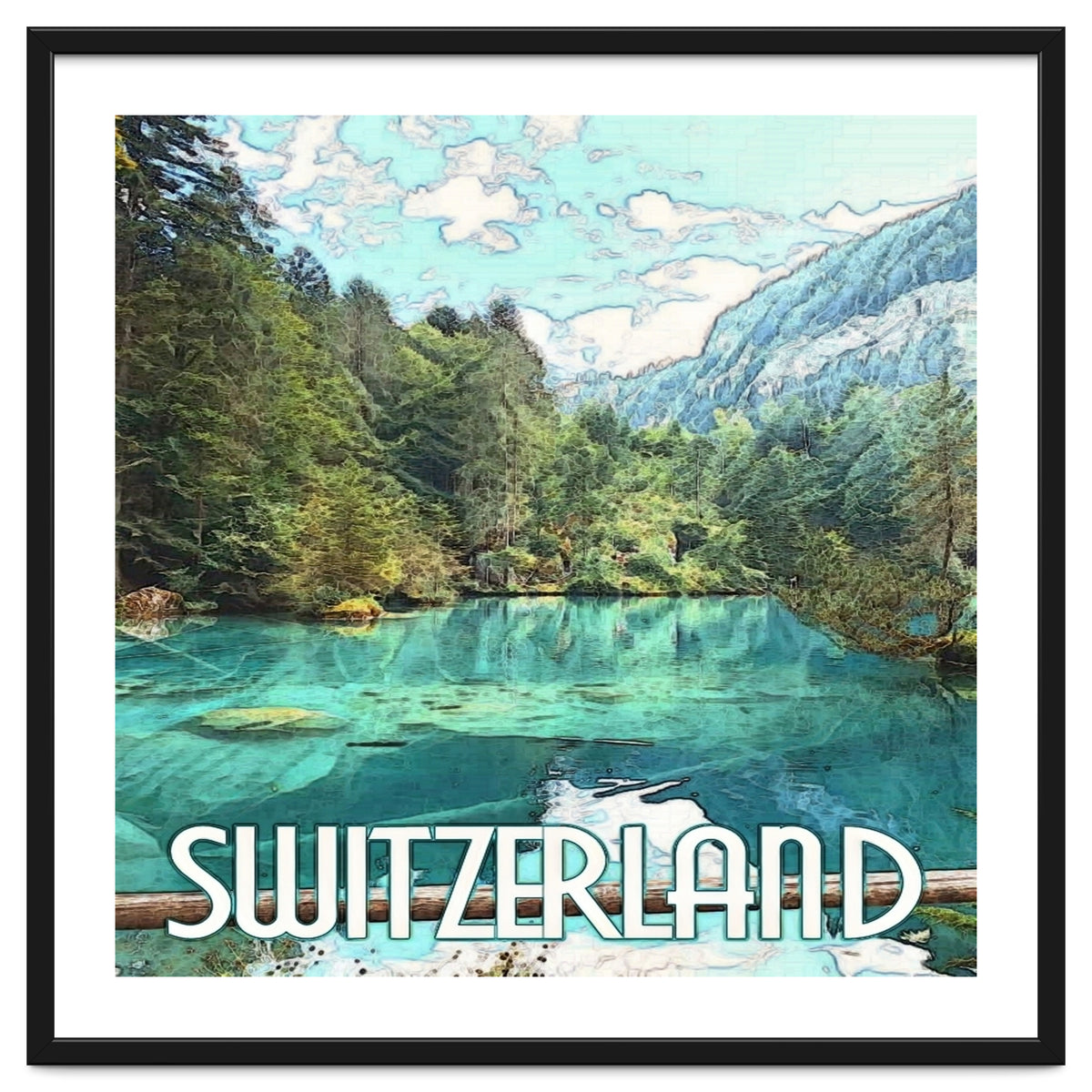 Blausee Naturpark, Switzerland.