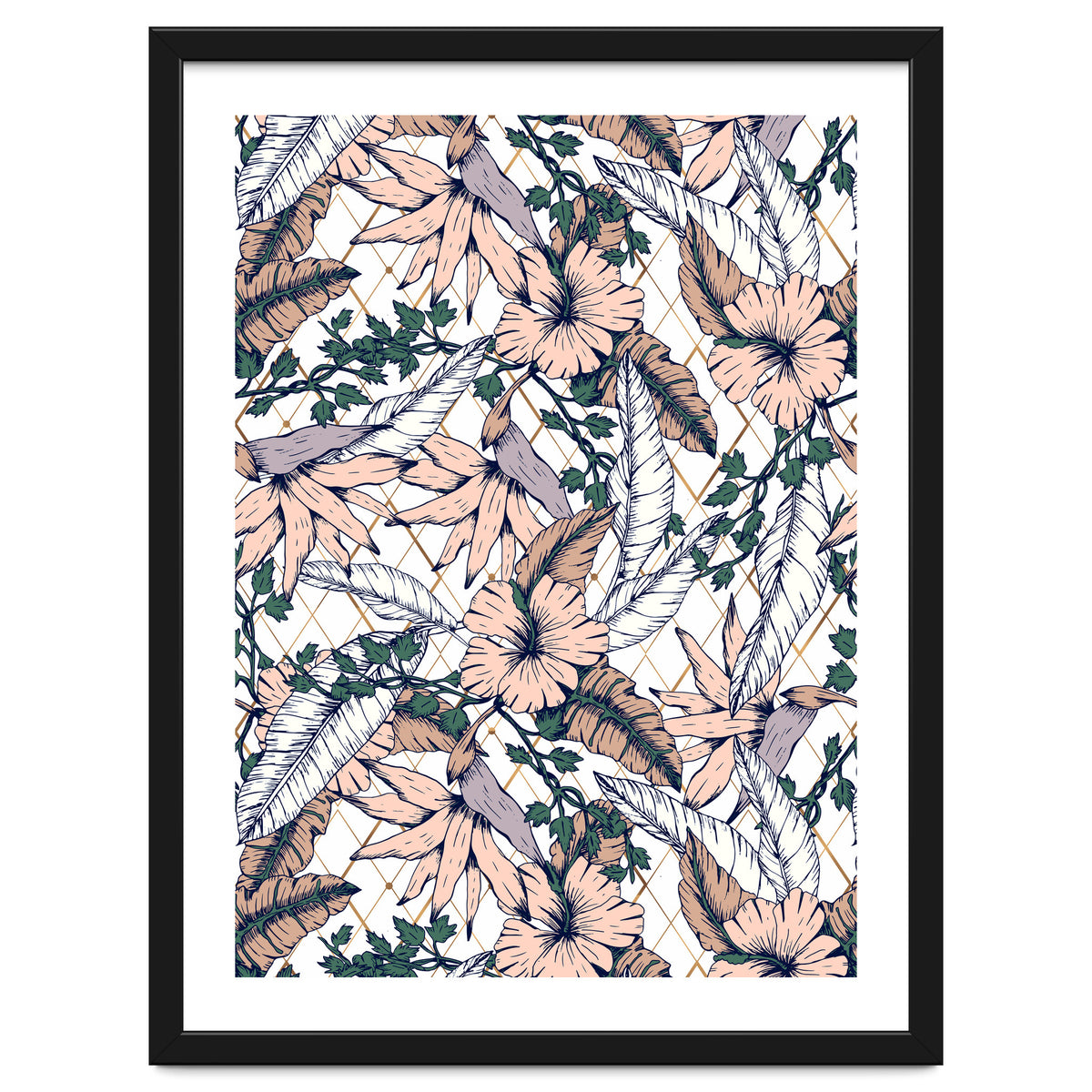 Exotic flowering and pattern geometric