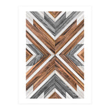 Urban Tribal Pattern No.4 - Wood (Print Only) thumbnail