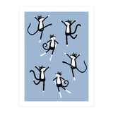 Dancing Cats (Print Only) thumbnail