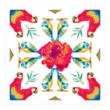 Tropical Scarlet Macaw Mandala (Print Only) thumbnail