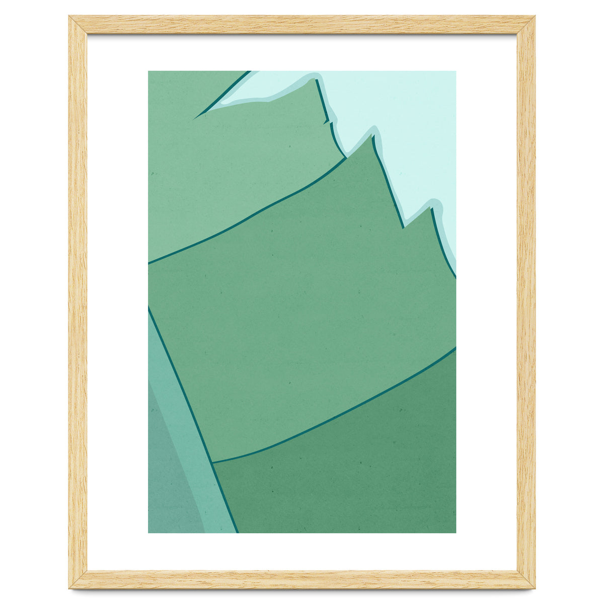 Abstract Banana Leaves Three - Greener Eden