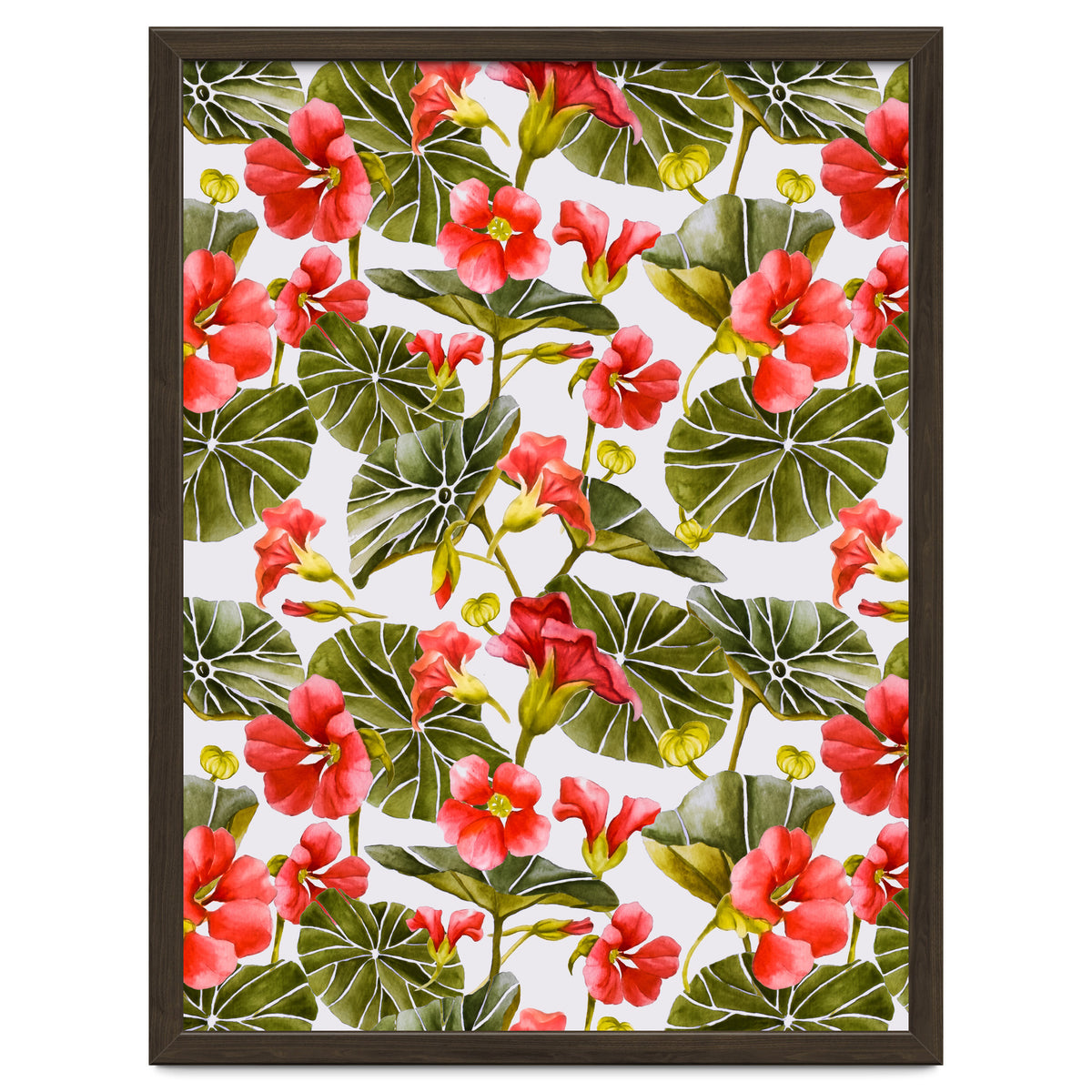 Nasturtiums watercolor 02