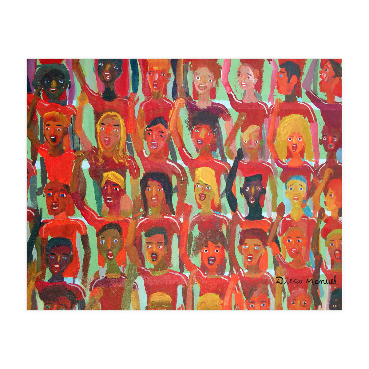 Hichada Roja Detalle 3 (Print Only)