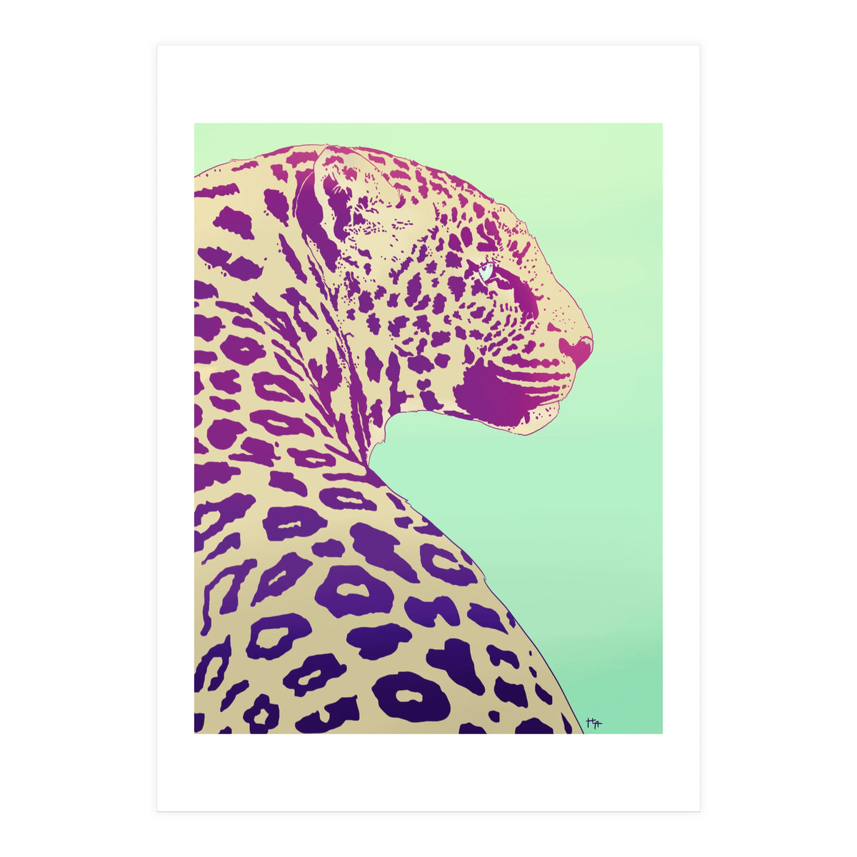 Leopard Under The Sun (Print Only)