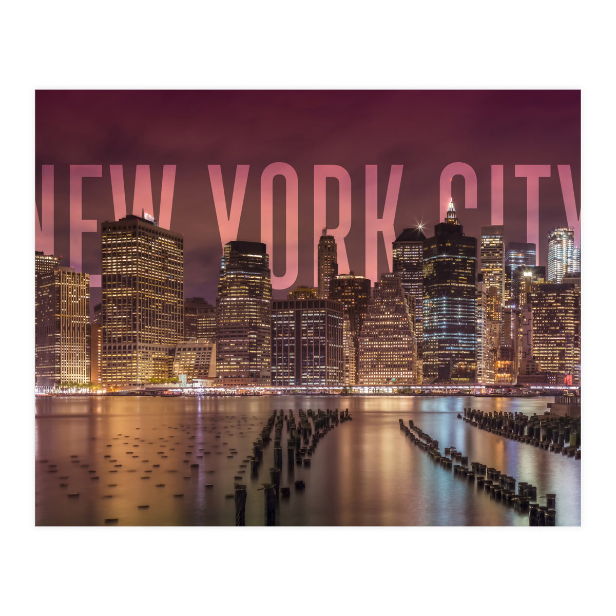 NEW YORK CITY Skyline  (Print Only)
