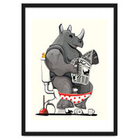 Rhinoceros on the Toilet, Funny Bathroom Humour