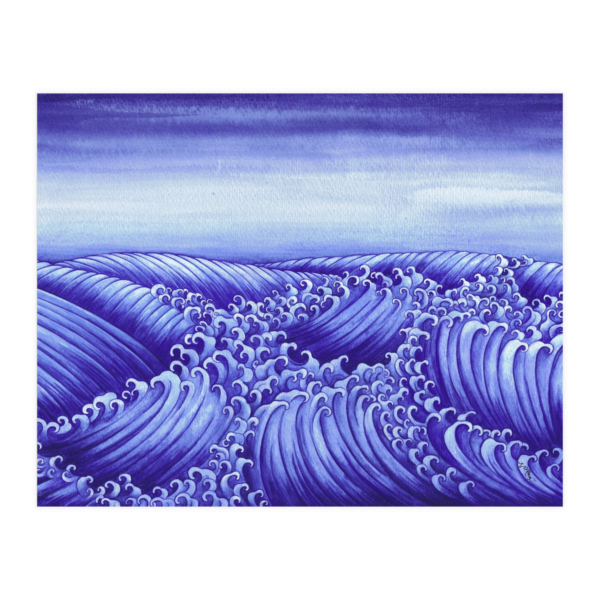 Turbulent Water Triptych part 2 (Print Only)