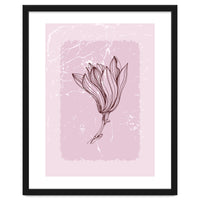 Magnolia Minimal Contemporary Botanical Floral