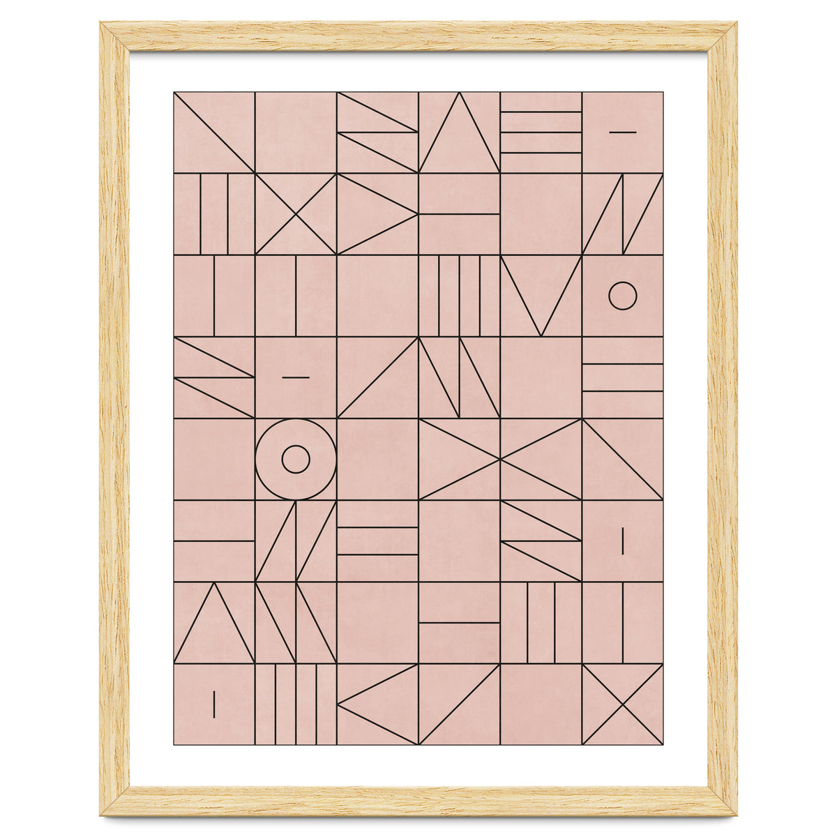 My Favorite Geometric Patterns No.2 - Pale Pink