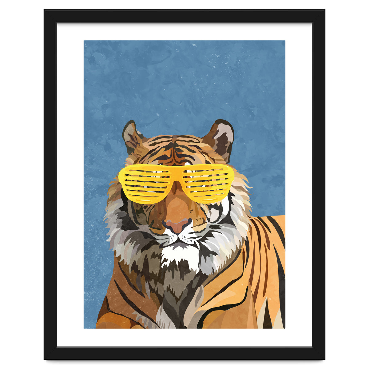 Hip Hop Tiger Yellow and Blue